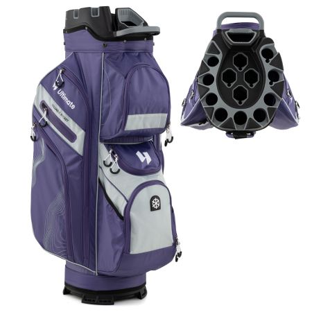 Bolsa de golf organizada para palos