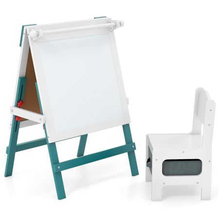 Costway caballete infantil reversible