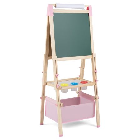 Caballete de arte infantil doble cara ajustable para pintar