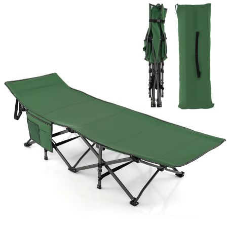 Cama Plegable para Camping Verde