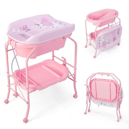 cambiador de pañales Rosa