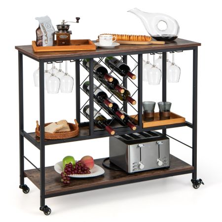 Carrito de Cocina Marrón