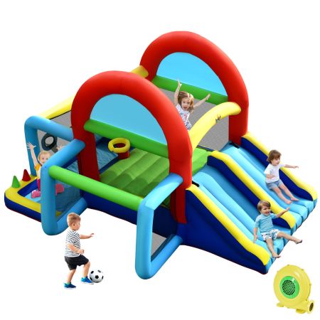 COSTWAY Casa Inflable con Compresor 450 W para Niños