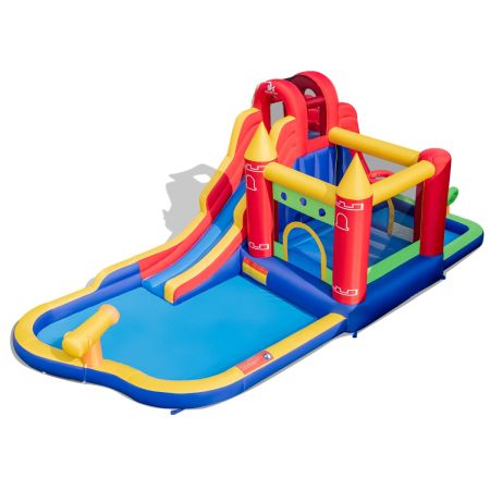 Casa inflable con tobogán