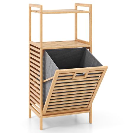 cesta de baño de bambú