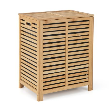 Cesta de Ropa de Bambú 80 L 