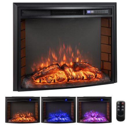 chimenea eléctrica con efecto fuego