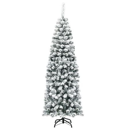 árbol de Navidad artificial nevado 180cm