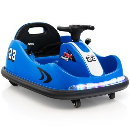 Costway Coche de Choque a Pilas Azul