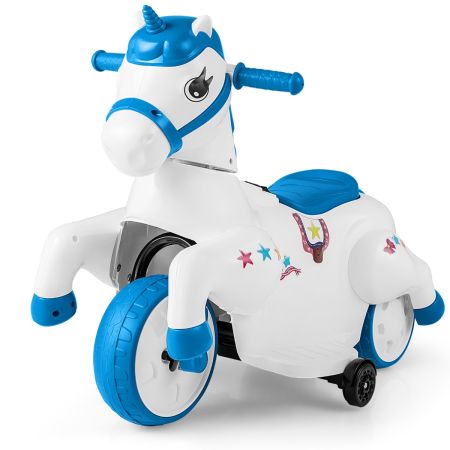 coche eléctrico montable 12V con ruedas de entrenamiento