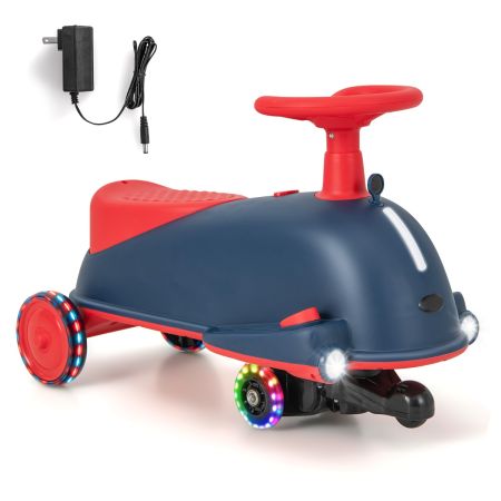 Coche eléctrico zigzag