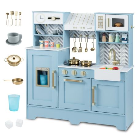 Costway juego cocina madera infantil