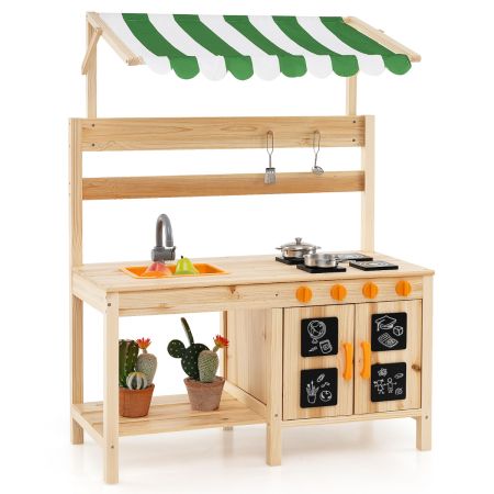 Cocina de Juego de Madera de Abeto