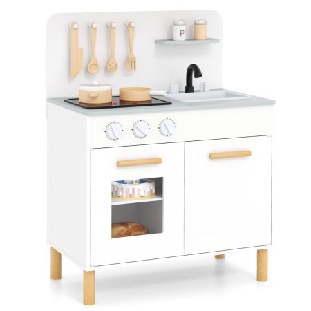 Cocina de juguete de madera