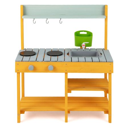juego de cocina de madera Naranja