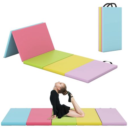 Costway colchoneta gimnasia plegable