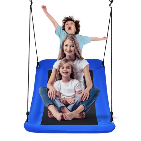 Costway Columpio para Niños Azul 155 x 83 cm