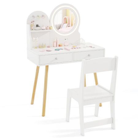 Conjunto de Tocador para Niños Blanco