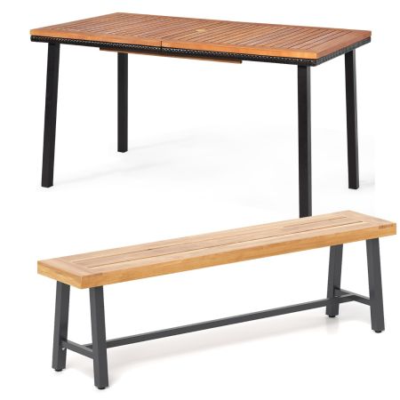 Conjunto de comedor exterior
