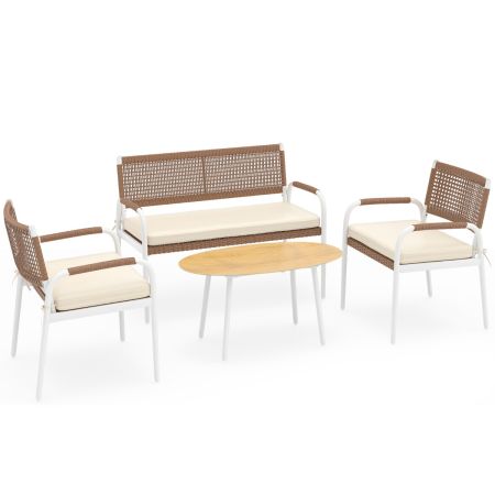 Conjunto de muebles de patio 4 piezas
