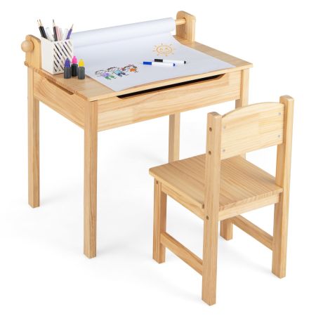 Escritorio elevable madera
