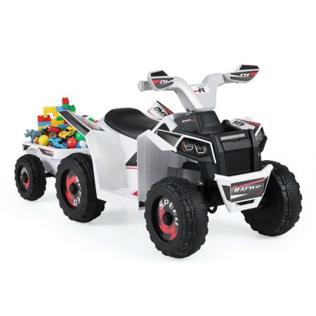 Cuatrimoto Eléctrica para Niños Blanco