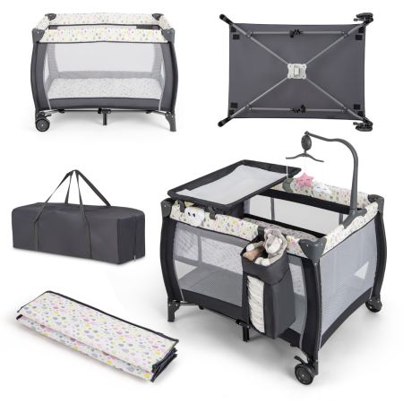 Cuna de Viaje Plegable para Bebés 3 en 1