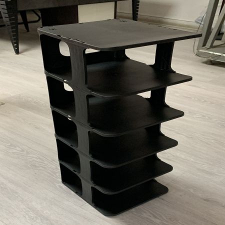 Organizador estrecho apilable niveles soporte zapatero entrada