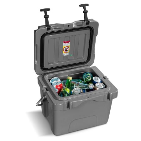 Costway Caja De Hielo Gris