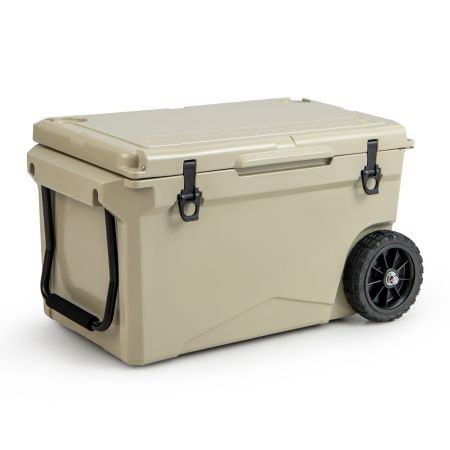 Refrigerador rotomoldeado con ruedas