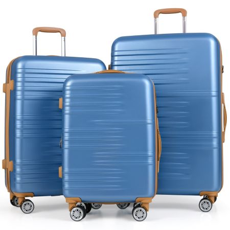 Set maleta 3 piezas ruedas