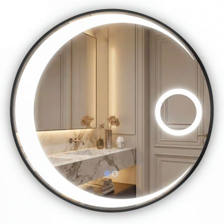 Costway espejo baño circular 61cm LED