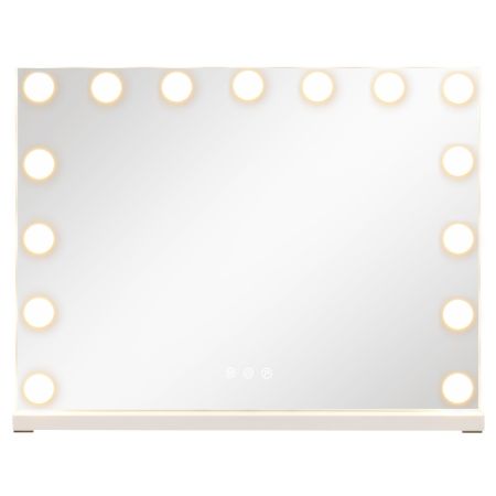 espejo de tocador con luces LED 58 x 43 cm