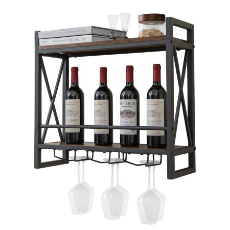 gabinete de vino montado en la pared