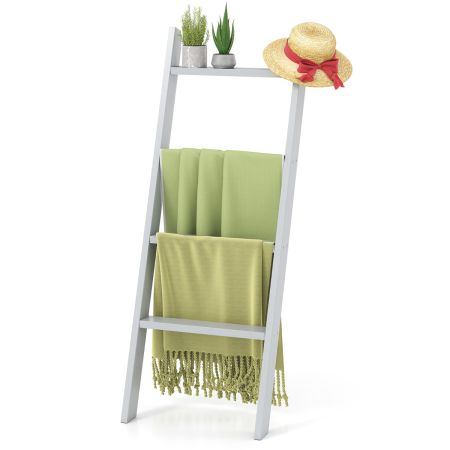 estantería de escalera para mantas