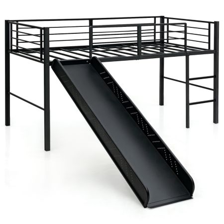 Costway Estructura de Cama Negro