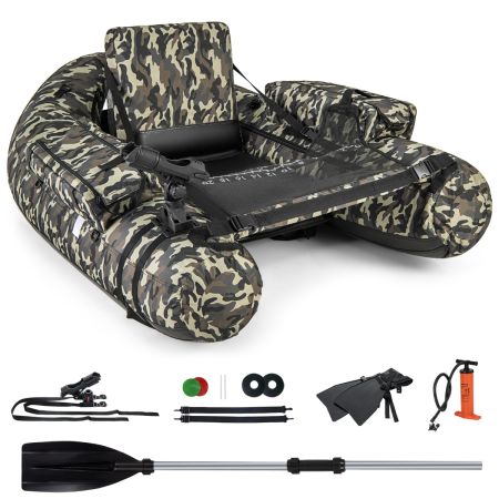 Tubo flotador de pesca inflable
