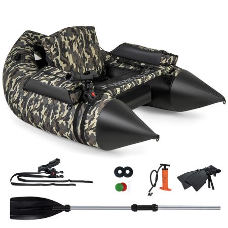 Tubo flotador de pesca inflable