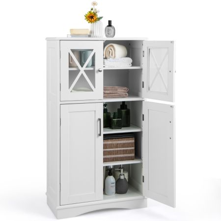 Costway Gabinete De Entrada Blanco