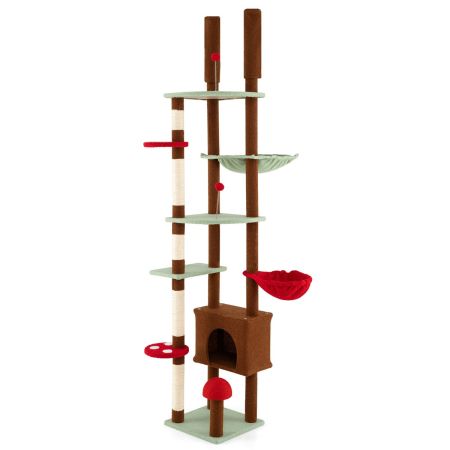Costway árbol gatos torre grande sisal