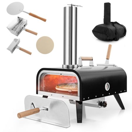 Horno de pizza giratorio