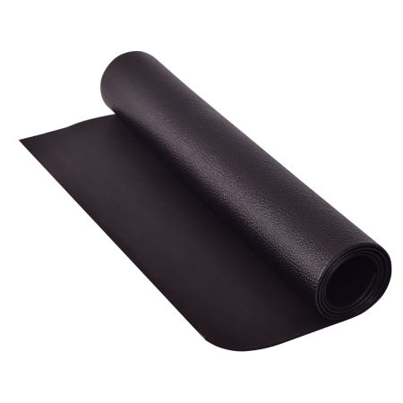 Alfombrilla para Cinta de Andar Esterilla para Aparatos de Entrenamiento Proteger Suelo 198 x 91,5 cm Negro