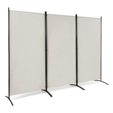 Costway Divisor con 3 Paneles Blanco