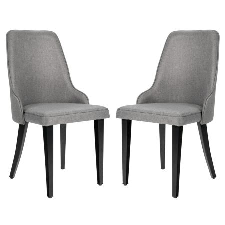 Costway Set de 2 Sillas de Comedor Gris