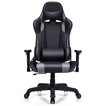 Costway Silla Reclinable de Juegos Negro
