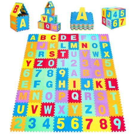 Costway Alfombrilla Puzzle para Niños
