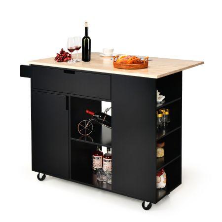 Isla de Cocina Negro