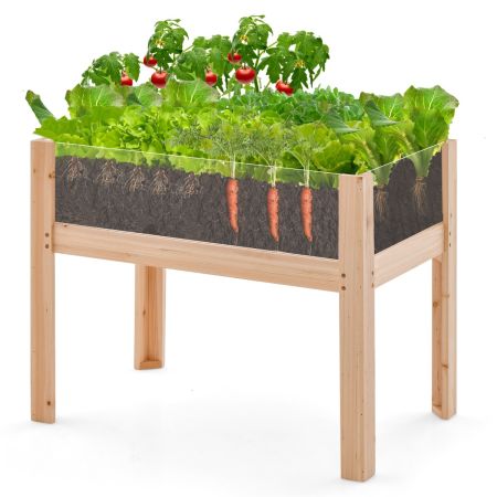 Cama de jardín elevada