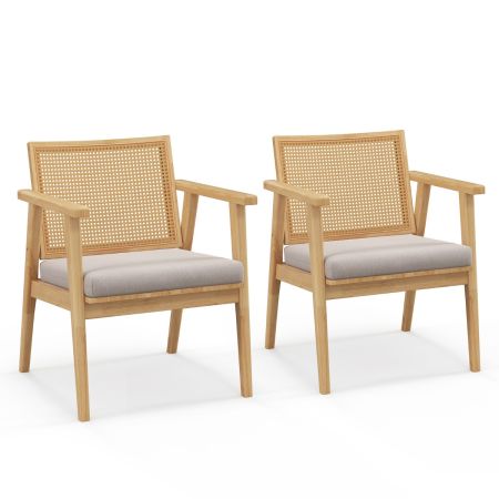 Juego de 2 sillones decorativos