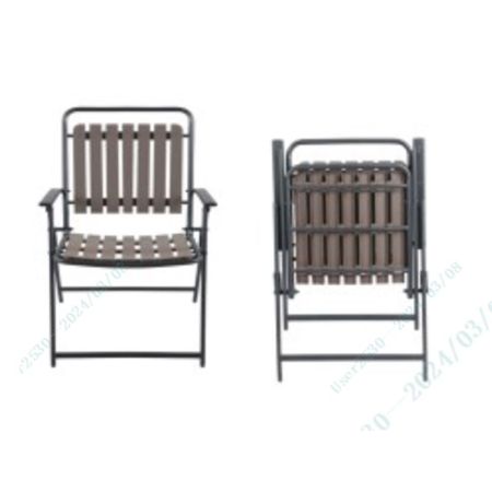 Juego de 2 Sillas Plegables para Patio Café